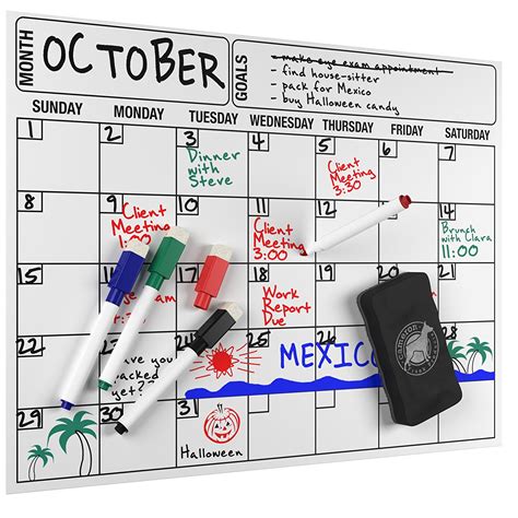 Weekly Whiteboard Planner with Stand, Double-Sided a3 Whiteboard for Wall and Desktop, Magnetic White Board Dry Erase Calendar 16"X12" for Drawing, Writing, Planning (Silver) 26. . Whiteboard calendar walmart